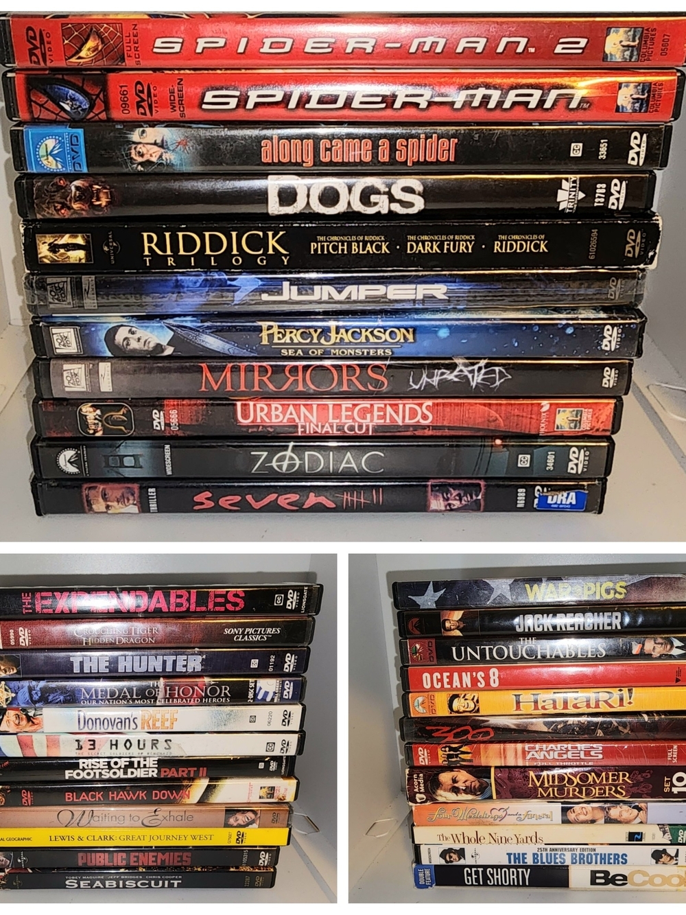 lot of 35 assorted DVDs
